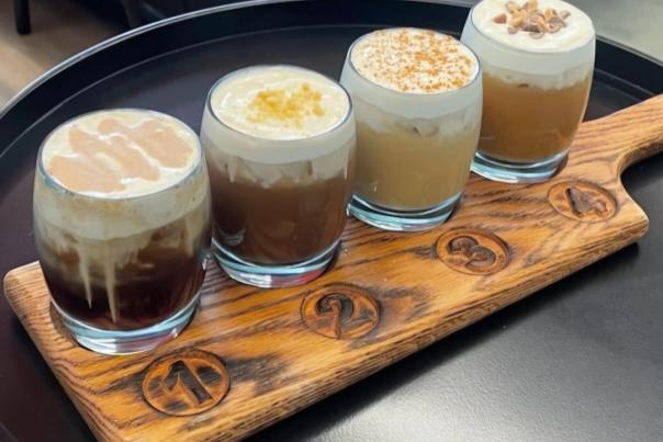 Drink Flights (Photo Courtesy of Best Friends Coffee and Bagels Facebook)