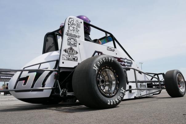 USAC Pavement Midget in the Pits at Lucas Oil Indianapolis Raceway Park