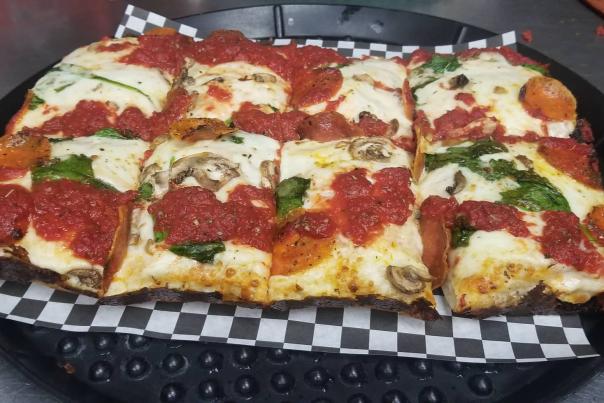 Pizza from Rock Star Pizza in Brownsburg