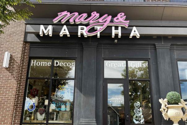 Mary & Martha Home Storefront in Brownsburg, Indiana