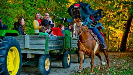 Conner Prairie's headless horseman hayride (Photo courtesy of Conner Prairie)
