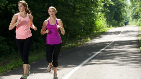 The B&O Trail is a popular spot for running, walking and bicycling.