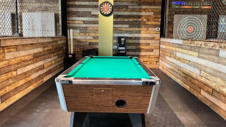 Play Pool at LumberjAXE