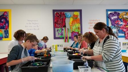 The Tie Dye Lab, tie dye process
