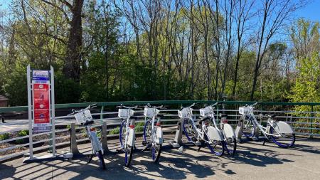 Pedal with Plainfield bikes