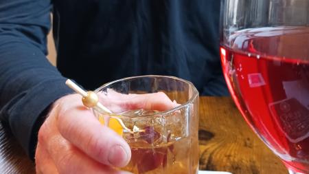 Mokey's twist on an Old Fashioned