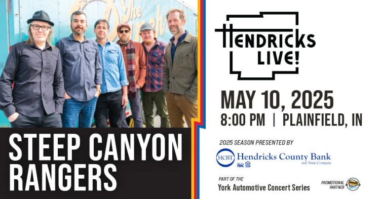 Steep Canyon Rangers will perform at Hendricks Live! on May 10.