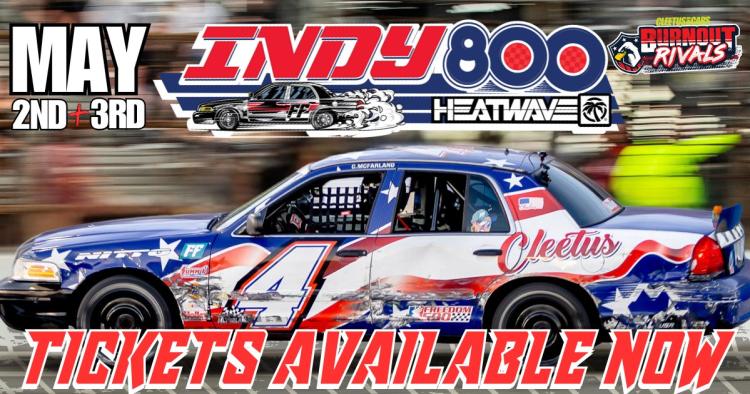 Cleetus & Cars 2025 Indy 800 Flyer