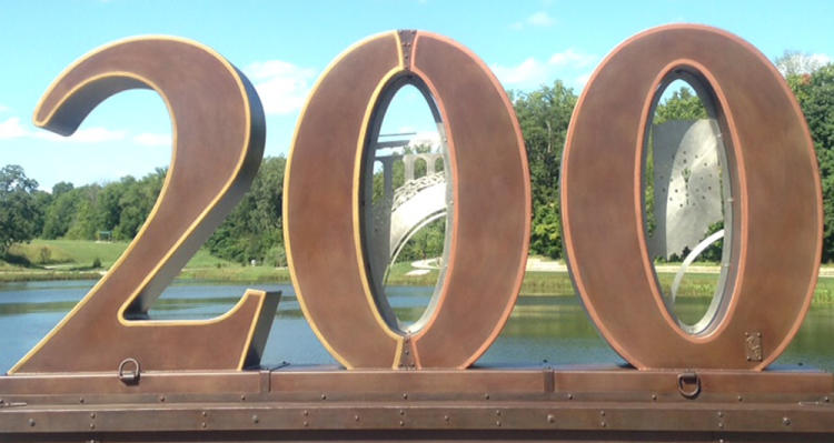 200 Statue at Avon Town Hall