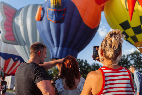 Hendricks County Rib-Fest & BBQ hot air balloons