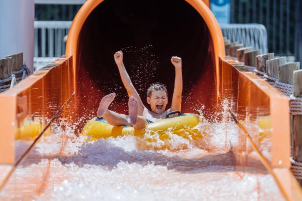 Splash Island Waterpark waterslide