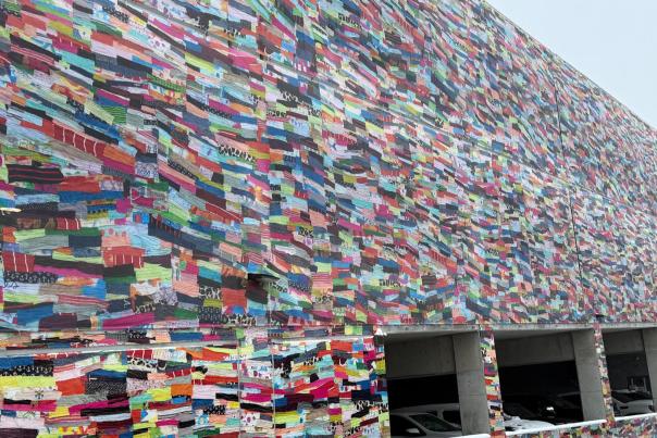 Plainfield Center St. Parking Garage Mural