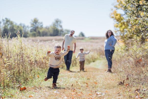 McCloud Nature Park family walking