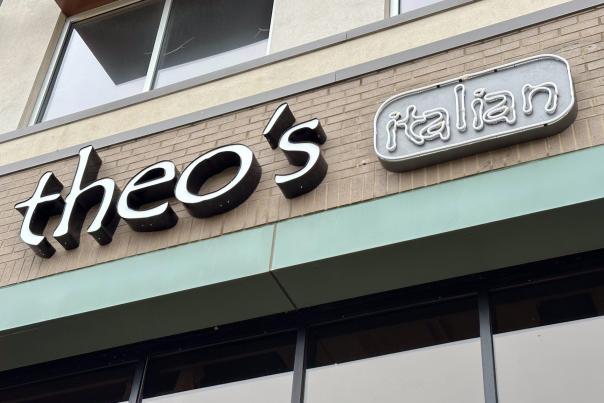 Theo's Italian Outside Signage