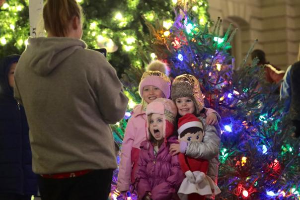 Danville's Christmas on the Square, photo courtesy of Downtown Danville Indiana's Facebook page