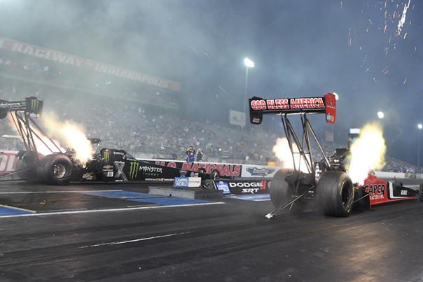 NHRA Top Fuel Dragster at the Denso Spark Plugs U.S. National