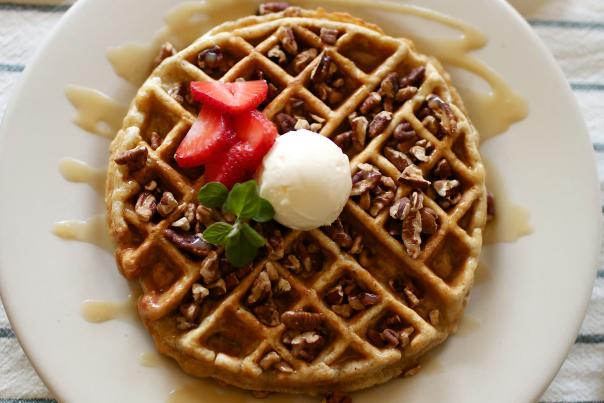 Bread Basket Cafe & Bakery Breakfast Waffle
