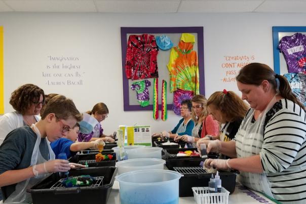 The Tie Dye Lab, tie dye process