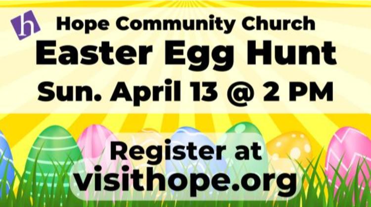 Hope Community Church Easter Egg Hunt