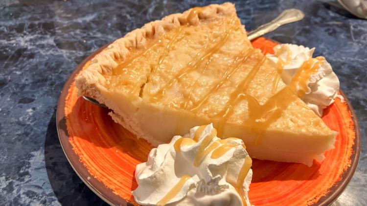 Aunt Bee's Sugar Creme Pie from The Mayberry Cafe