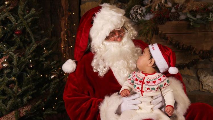 Santa at Beasley's (Courtesy of Beasley's Orchard Facebook Page)