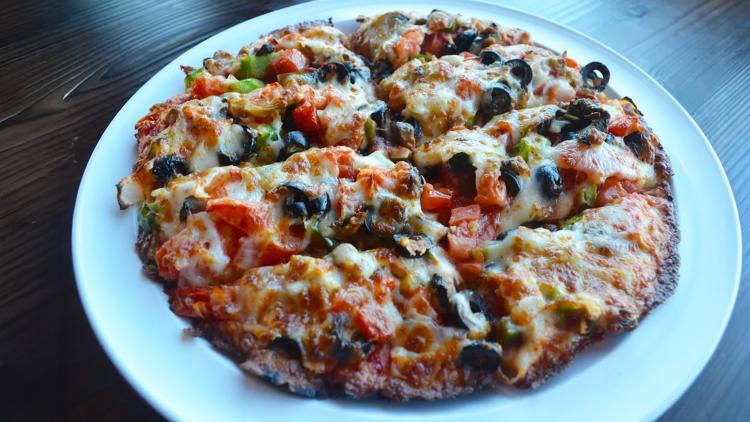 Pizza at Two Guys Pies in Danville, Indiana