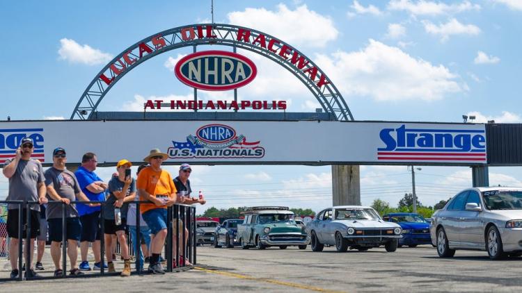 HOT ROD Power Tour at Lucas Oil Indianapolis Raceway Park (Photo courtesy of the Hot Rod Network)