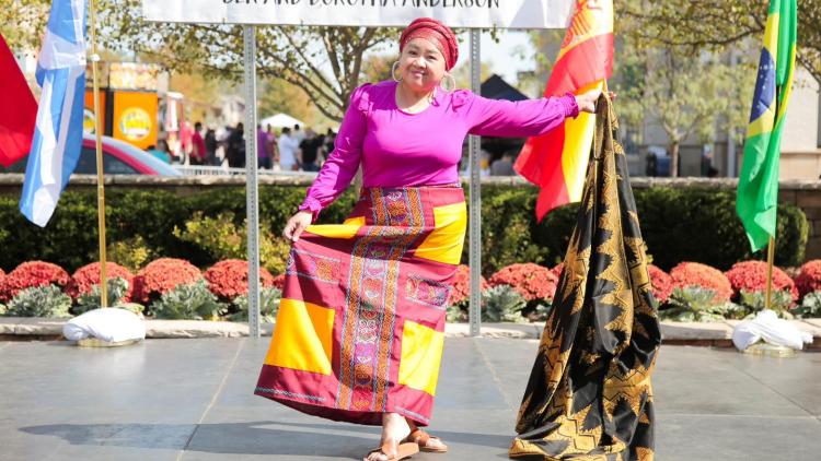 Fashion Show at the 2024 Hendricks County International Festival (Photo Courtesy of Hendricks County International Festival Facebook Page)