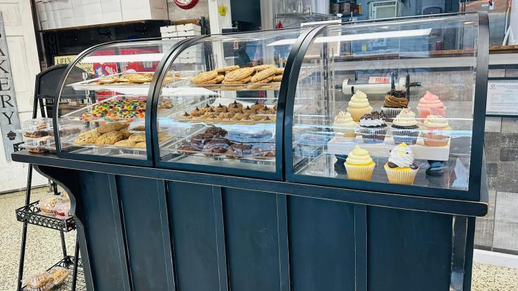 Sweets Display Case; Photo Courtesy of Two Chicks Whisky Business Facebook Page