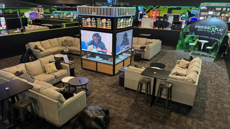 Press Play Gaming Lounge (Photo Courtesy of Press Play Facebook Page)