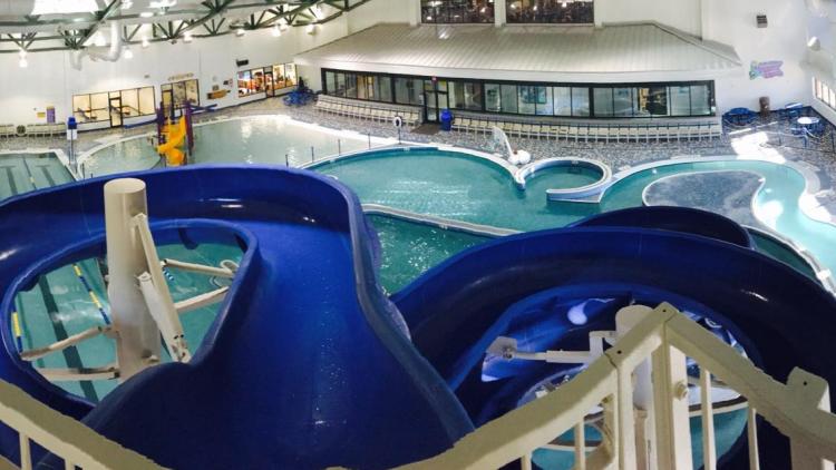 Birds-Eye Panoramic view of Splash Island Indoor Water Park (Photo Courtesy of Plainfield Parks & Recreation Facebook Page)