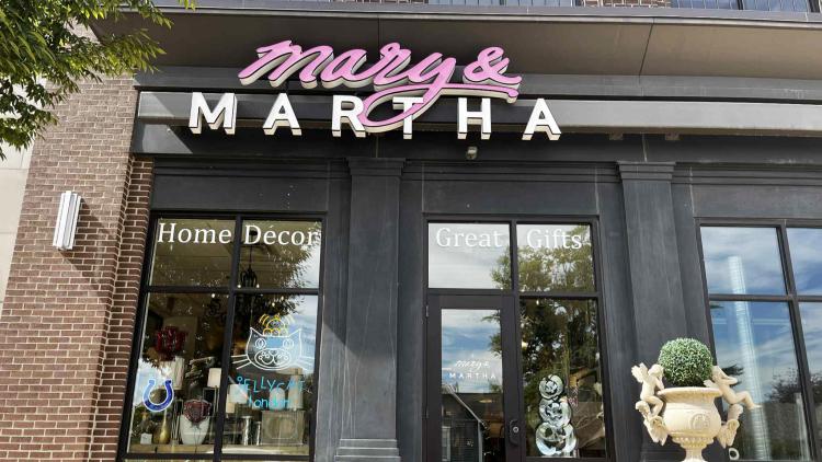 Mary & Martha Home Storefront in Brownsburg, Indiana