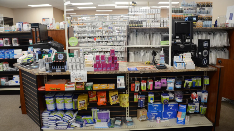 Pharmacy at Blue River Pharmacy in Brownsburg, Indiana (Photo Courtesy of Blue River Pharmacy Facebook Page)