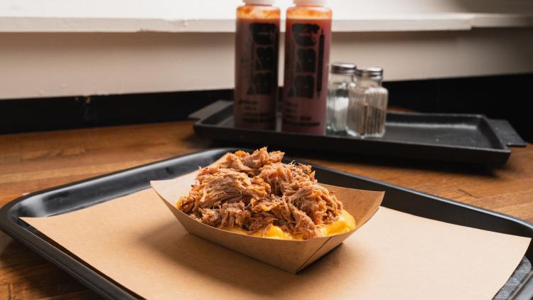 Pulled Pork Mac & Cheese at Double D's Southern BBQ in Clayton