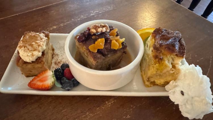 Bread Pudding Flight at Bread Basket