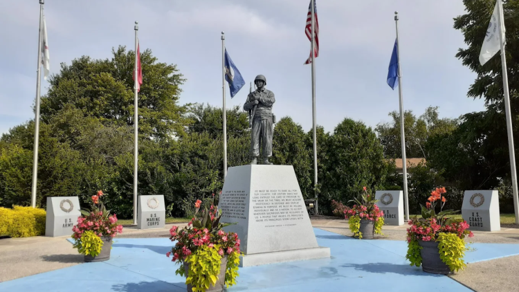 WWII Memorial Park in Avon, Indiana
