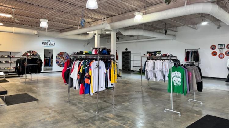 Clothing Options at The Hype Vault