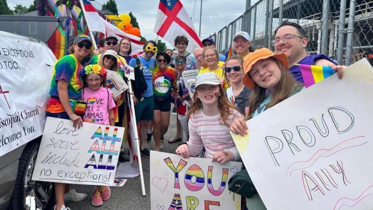 Group at 2024 Hendricks County Pride Festival (Photo Courtesy of Hendricks County Pride Facebook Page)