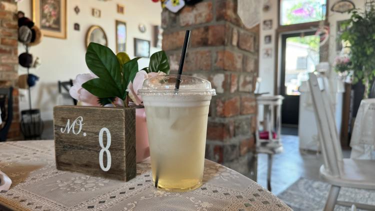 Jasmine Lavender Tea at Ms. B's Tea in Clayton Indiana