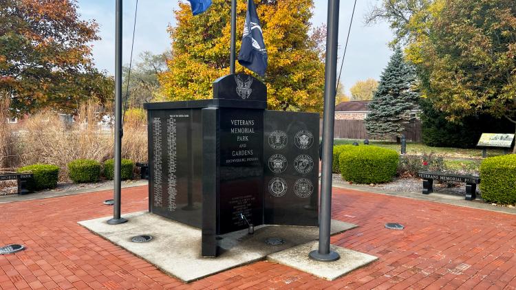 Veterans Memorial Park & Gardens in Brownsburg, Indiana