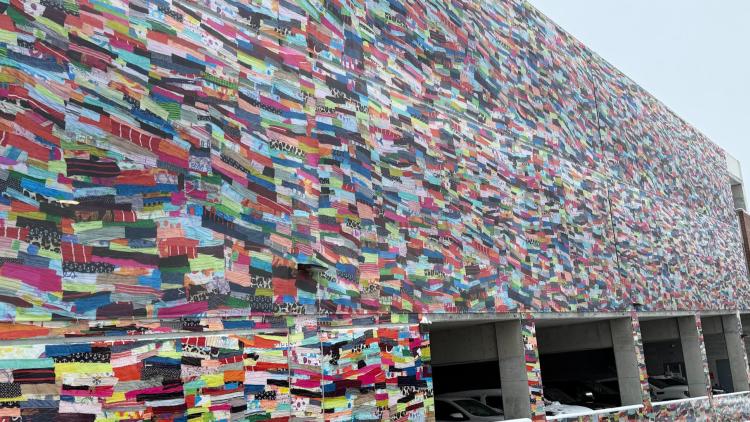 Plainfield Center St. Parking Garage Mural