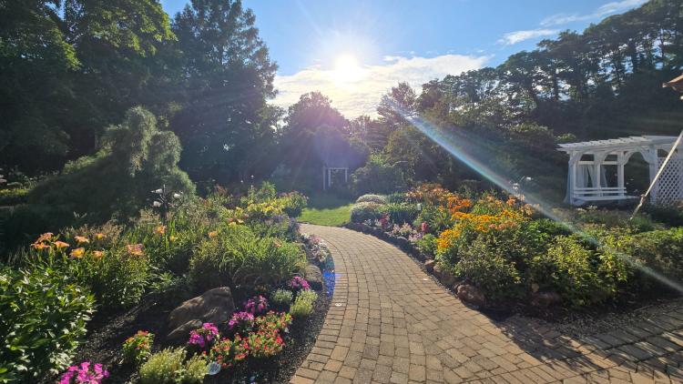 Walking Path Through Avon Gardens