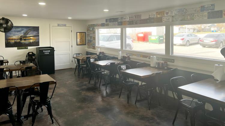 Dining Area at Double D's Southern BBQ in Clayton