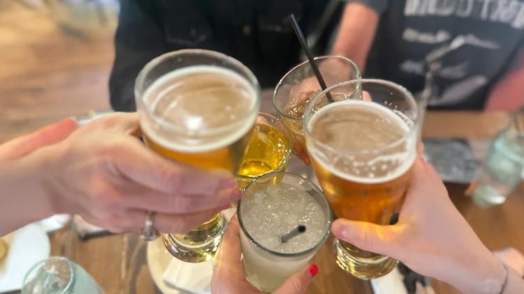 Drinks at Walt's Eats & Drinks in Brownsburg, Indiana
