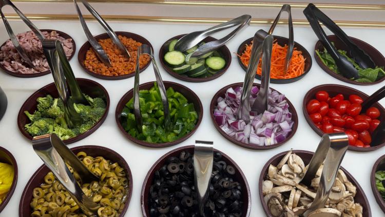 Rockstar Pizza's Salad Bar