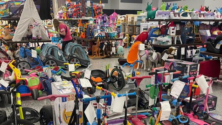 Toys at Here We Grow Again Consignment Sale (Photo Courtesy of Here We Grow Again Facebook Page)