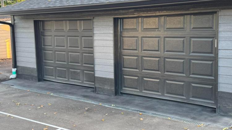 Garage Project Completed by Presley's Concrete (Photo Courtesy of Presley's Concrete Facebook Page)