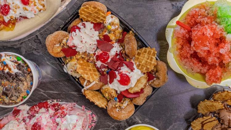 Choose from a variety of delicious desserts