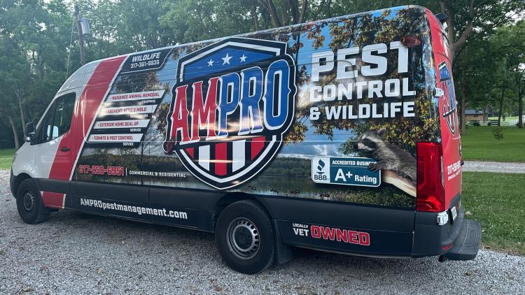 Ampro Pest & Wildlife Management Van (Photo Courtesy of AmPro Pest & Wildlife Management)