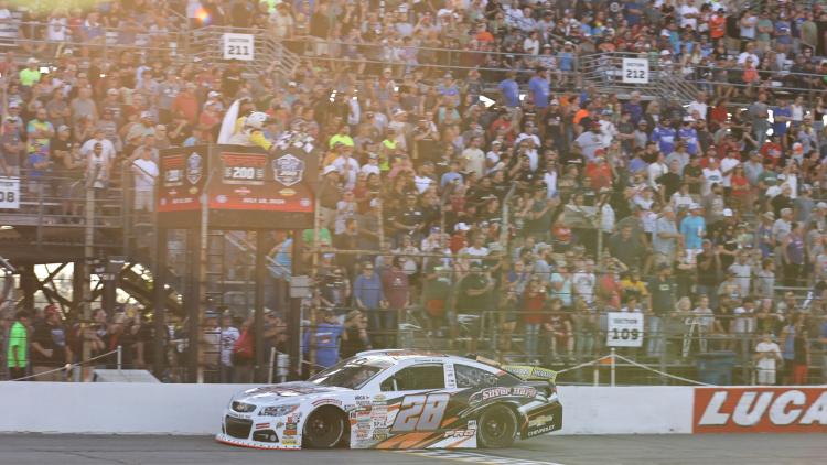 Connor Zilisch wins the 2024 ARCA Menards Series Circle City 200 (Photo Courtesy of Lucas Oil Indianapolis Raceway Park Facebook Page)